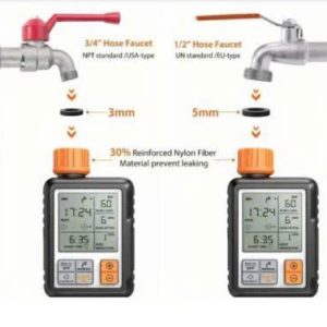 Bộ hẹn giờ tưới tự động chạy bằng pin hẹn giờ trực tiếp trên thiết bị